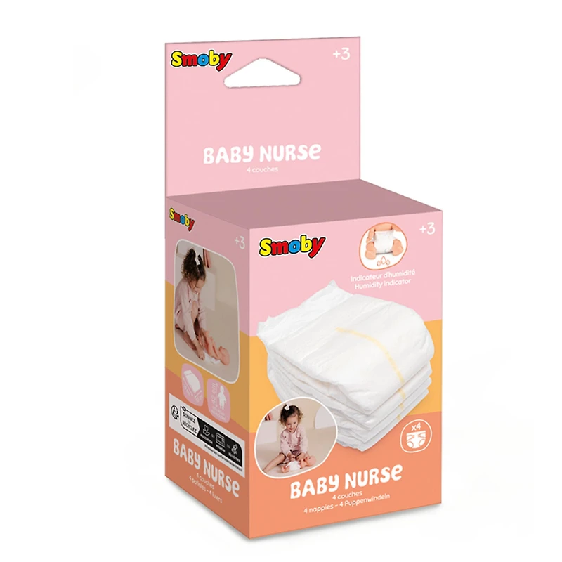 Couches (4) Magiques pour Poupée