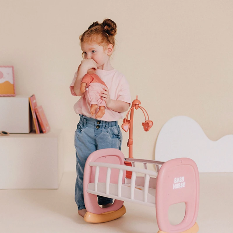 Baby Nurse Rocking Doll Cot