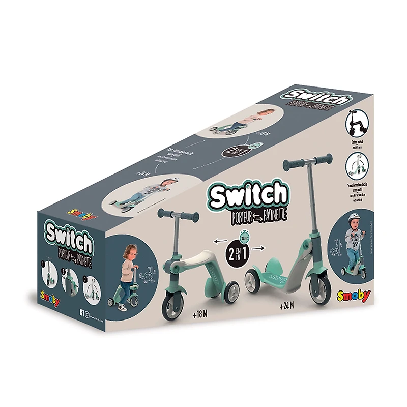 Reversible 2 in 1 Scooter