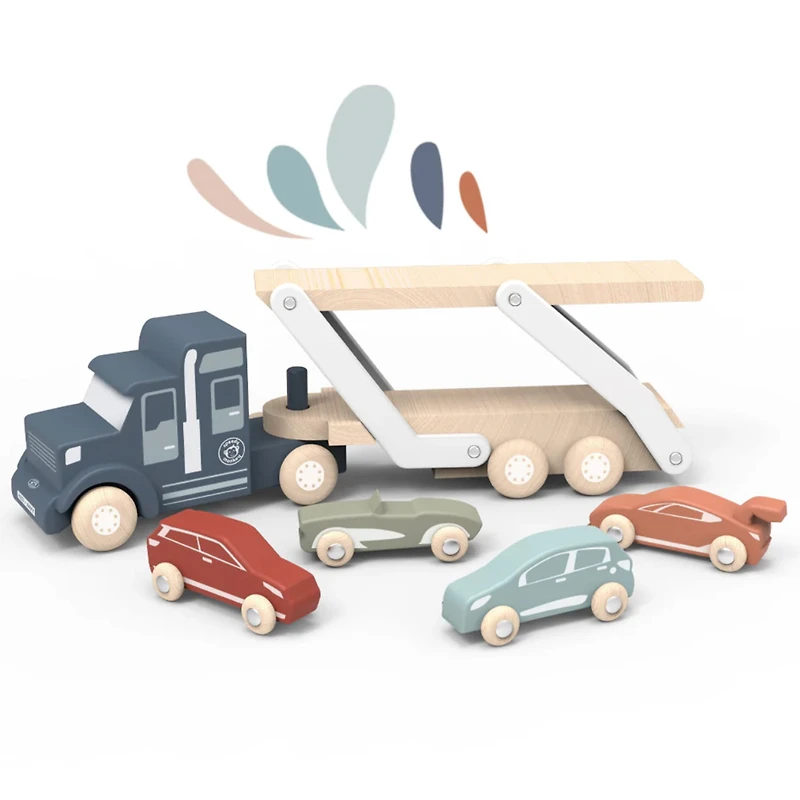 Camion Transporteur En Bois