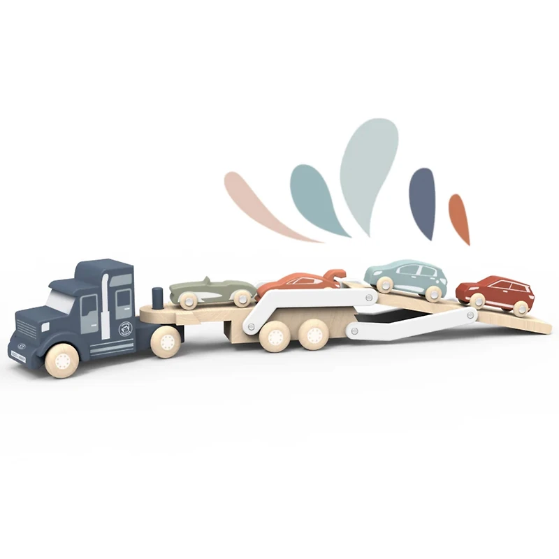 Camion Transporteur En Bois