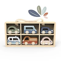 Cars Display Case with 6 vehicules
