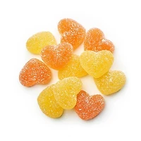 Bonbons Coeurs à la Pêche Acidulés VégétaliEnsemble 120g