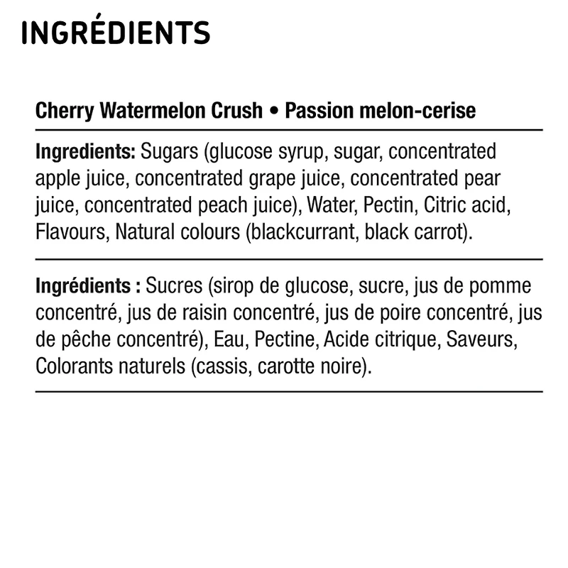 Vegan Cherry Watermelon Crush Candies 100g