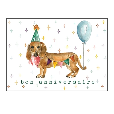Bonne Anniversaire Wish Card 