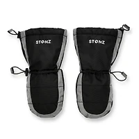 Mitaine Longue Noir/Gris 2-8ans