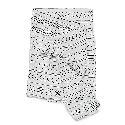 Couverture Mousseline Bambou -  Blanche