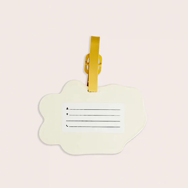 Étiquette De Bagage - Petale Rose