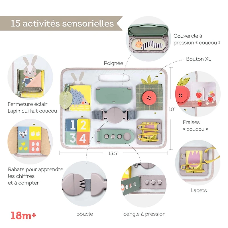 Activity Buckles Board