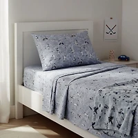 Ensemble Draps Lit Simple - Patinoire Hockey
