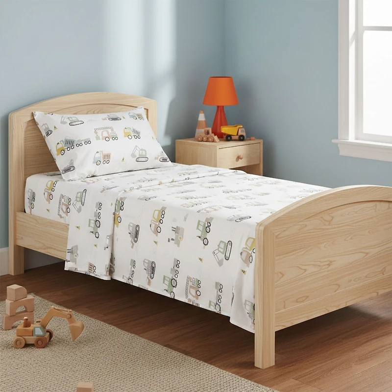 Twin Sheet Set - trucks