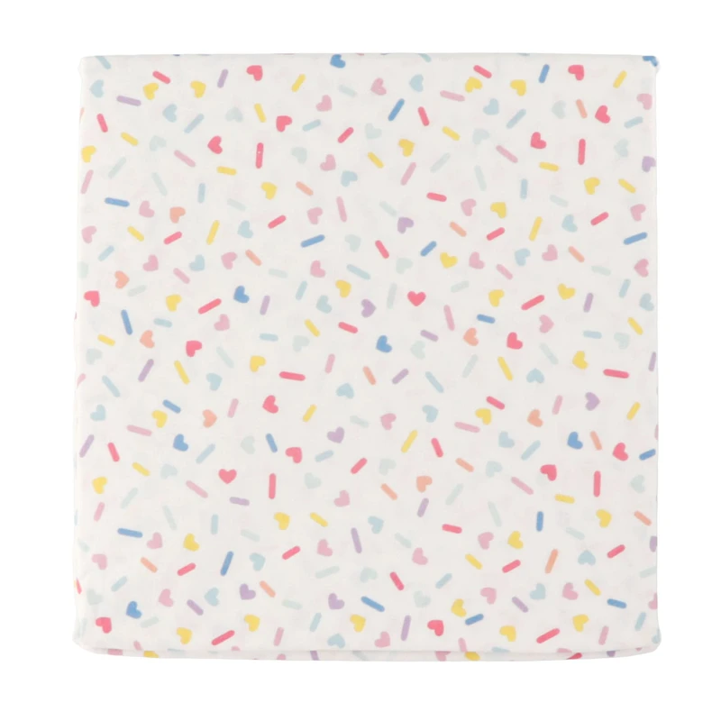 Ensemble Draps Lit Simple - Coeurs Confettis