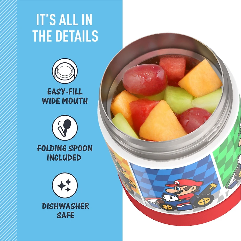 Food Jar Thermos 290ml - Mario Kart