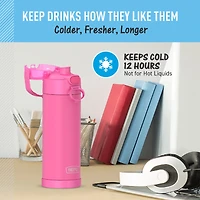 Thermos Bottle 470ml - Neon Pink