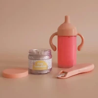 Ensemble Cadeau - Gâteau D'Anniversaire et Lait à La Fraise