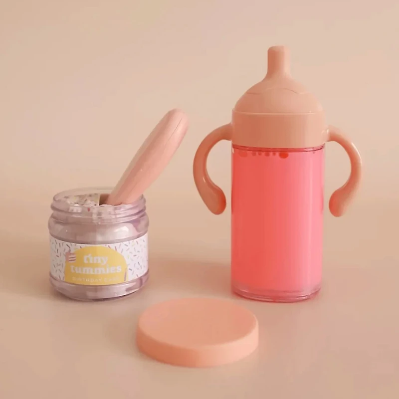 Ensemble Cadeau - Gâteau D'Anniversaire et Lait à La Fraise