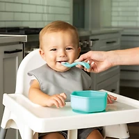 Mess-proof Easy Bib 3-pack - Slate/Gray/Olive