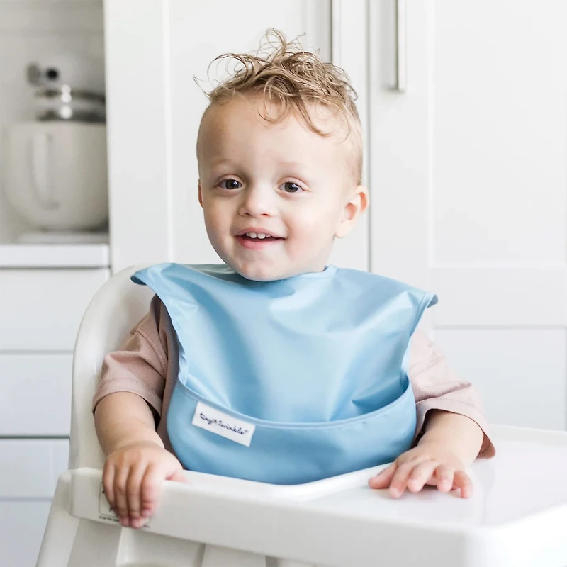 Mess-proof Easy Bib 3-pack - Slate/Gray/Olive