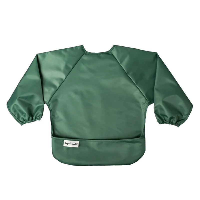 Bavoir Manches Longues (2) - Bleu / Olive