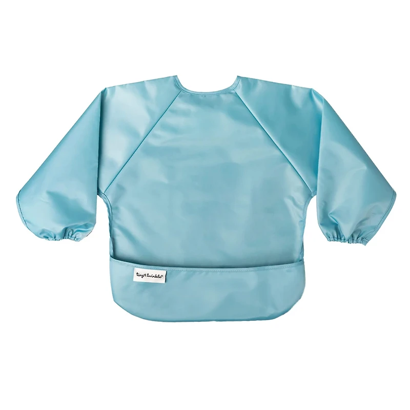 Bavoir Manches Longues (2) - Bleu / Olive