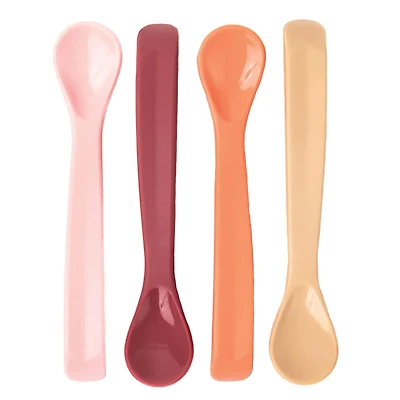 Silicone Spoon 4-pack - Pink Red Orange