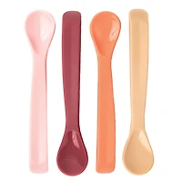 Silicone Spoon 4-pack - Pink Red Orange