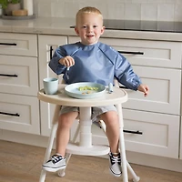 Mess-Proof Full Sleeve Bib - Grid