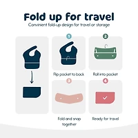 Mess Proof Easy Bib (3) - Cowboy