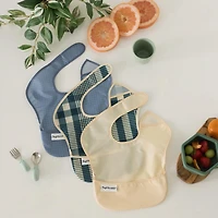 Mess Proof Easy Bib (3) - Gingham Grid