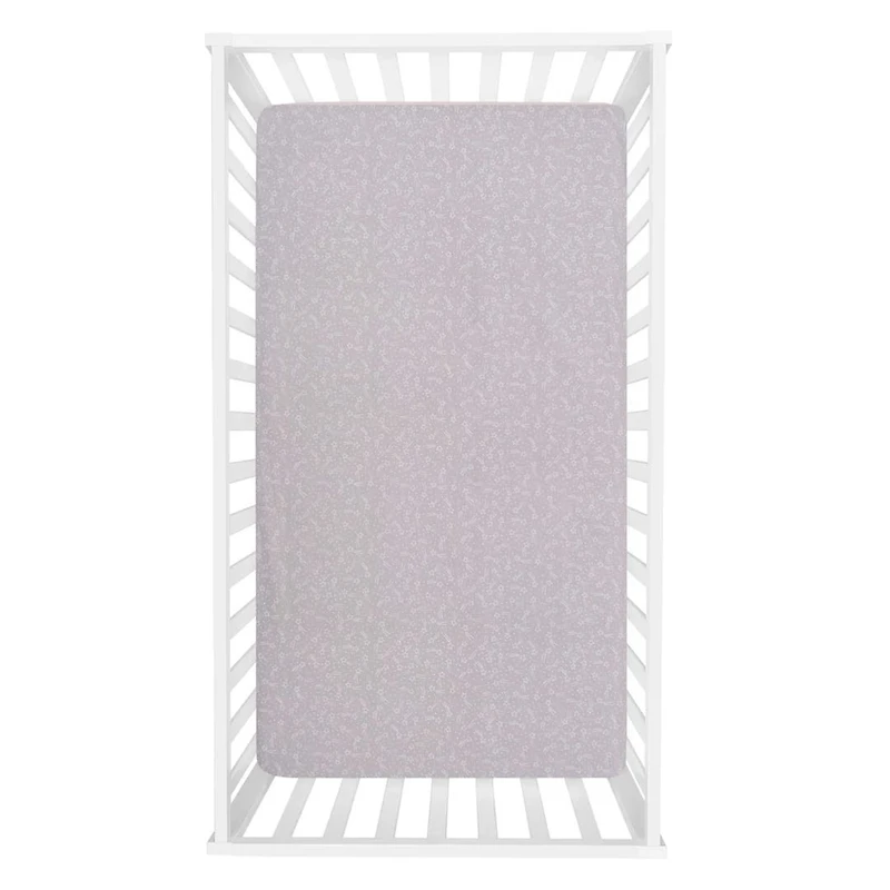 Microfiber Fitted Crib Sheet (2) - Rocket