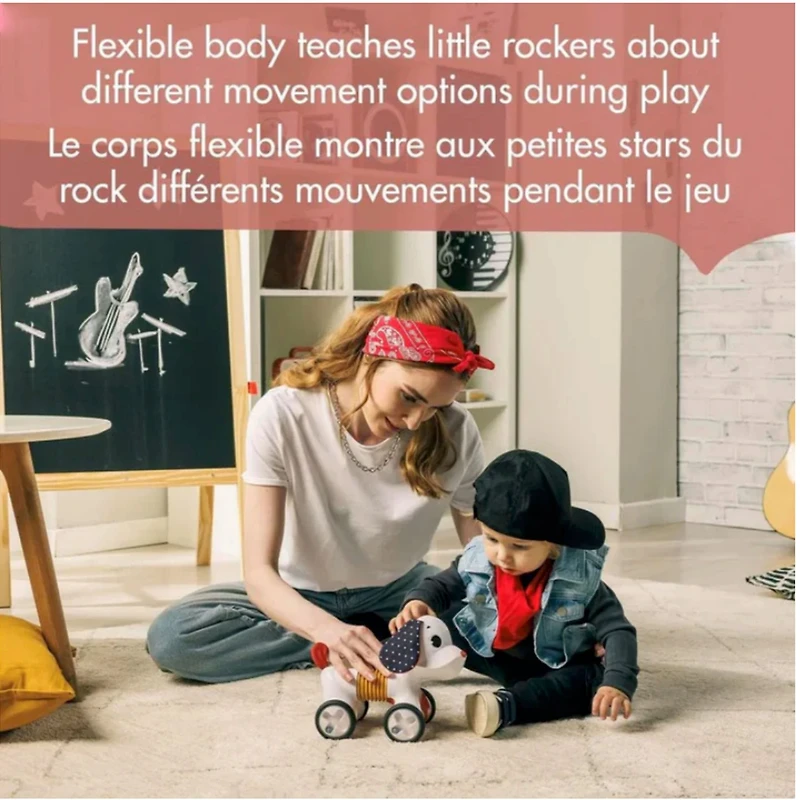 Chien Musical/Rotatif Tiny Rocker