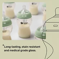 Natural Start 3-IN-1Glass Bottle, Cup or Jar Set