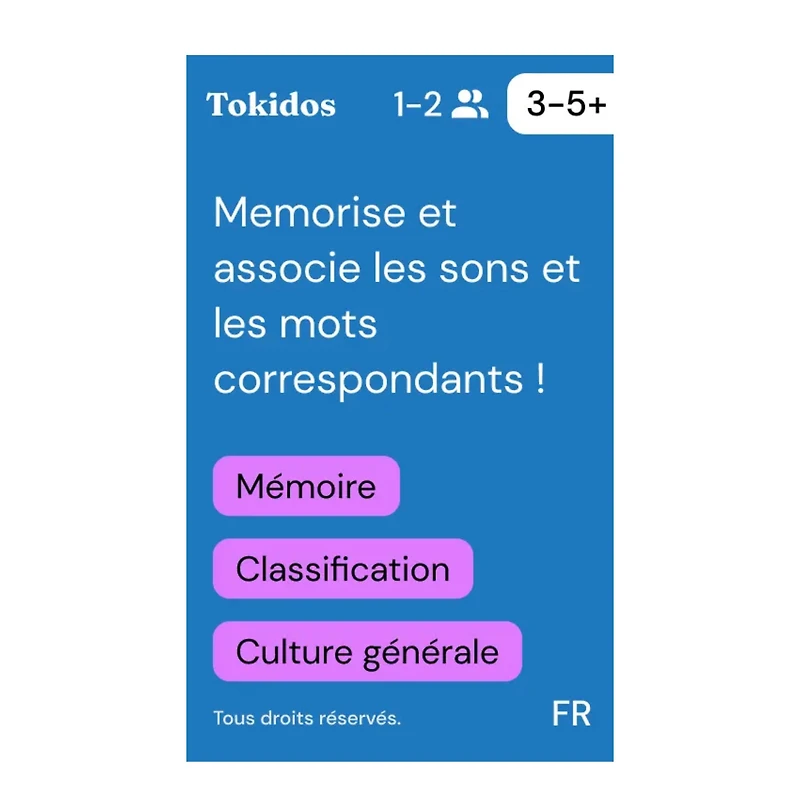 Jeu De Mémoire (Français)