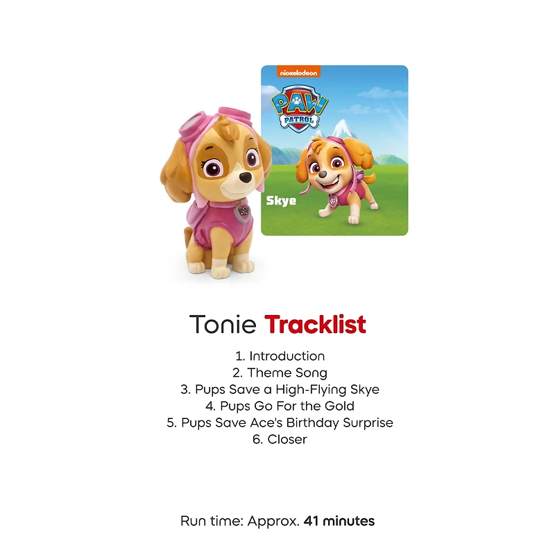 PAW Patrol Skye Tonie Figurine (Anglais)