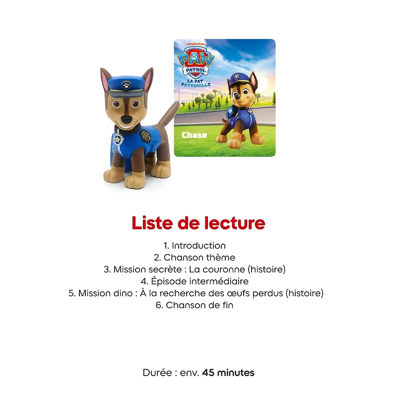 La Pat' Patrouille - Chase Tonie Figurine (French)