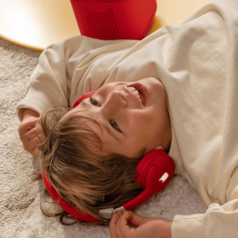 Bluetooth Headphones - Sunset Red