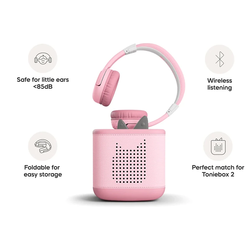 Bluetooth Headphones - Cloud Pink