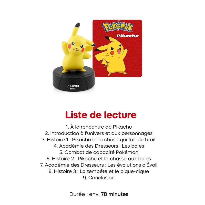 Figurine Pokemon Pikachu (Français)