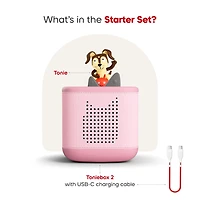 Toniebox 2 - Mon premier coffret - ROSE (bilingue)