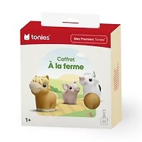 My First Tonies: Farm Set - Cow, Pig and Horse Set of 3 (French)