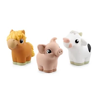 My First Tonies: Farm Set - Cow, Pig and Horse Set of 3 (French)