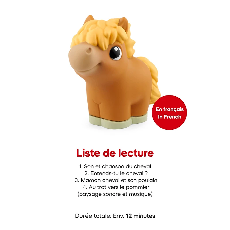 My First Tonies: Farm Set - Cow, Pig and Horse Set of 3 (French)