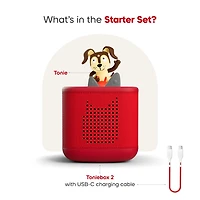 Toniebox 2 Starter Set Playtime Puppy Sunset Red (Bilingual)