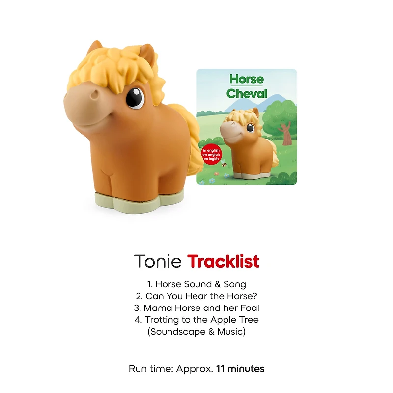 My First Tonies: Ferme - Vache, Cochon et Cheval Ensemble de 3 (Anglais)