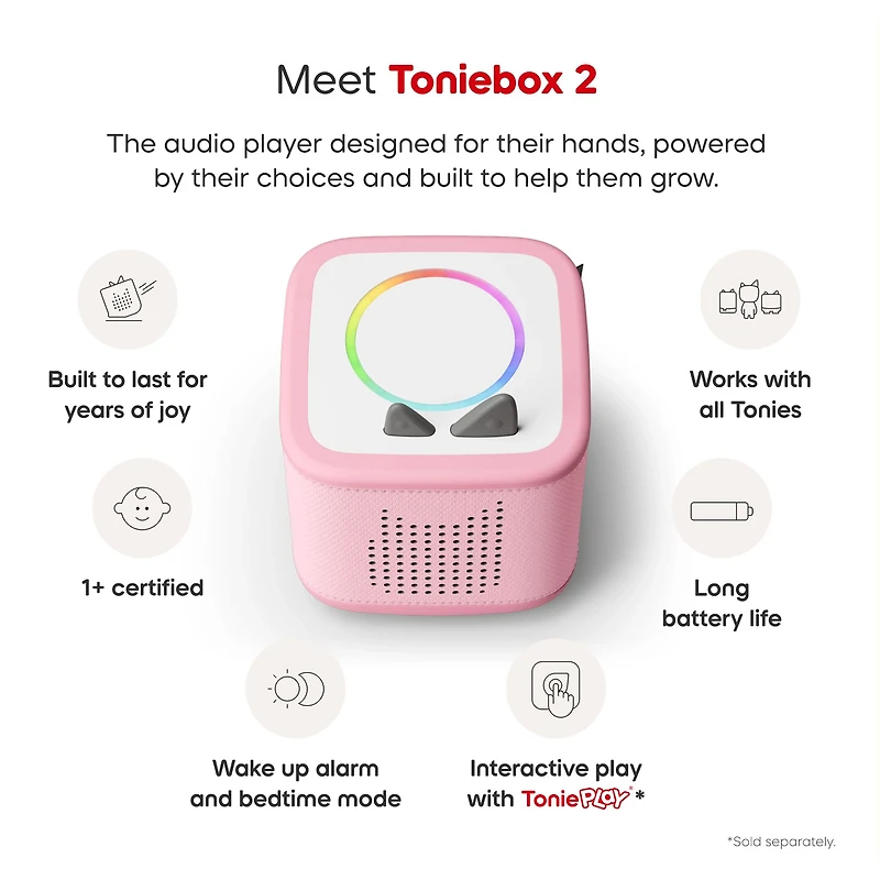 Bluey Toniebox 2 Starter Set - Pink