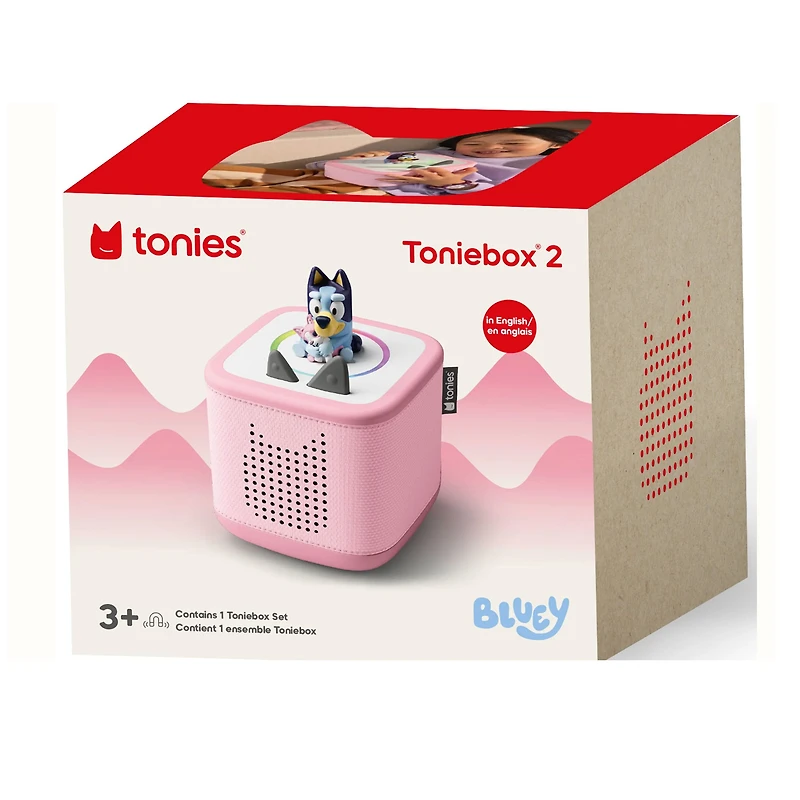 Bluey Toniebox 2 Starter Set - Pink