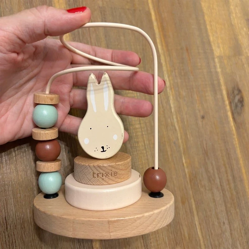Wooden Beads Maze Mrs Rabbit