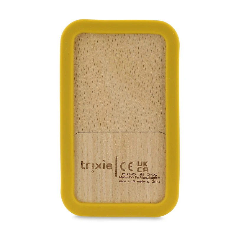 Wooden Silicone Baby Phone Mr Lion