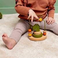 BWooden Beads Maze Mr Dino