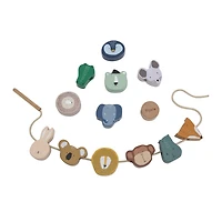 Wooden Animal Lacing Beads